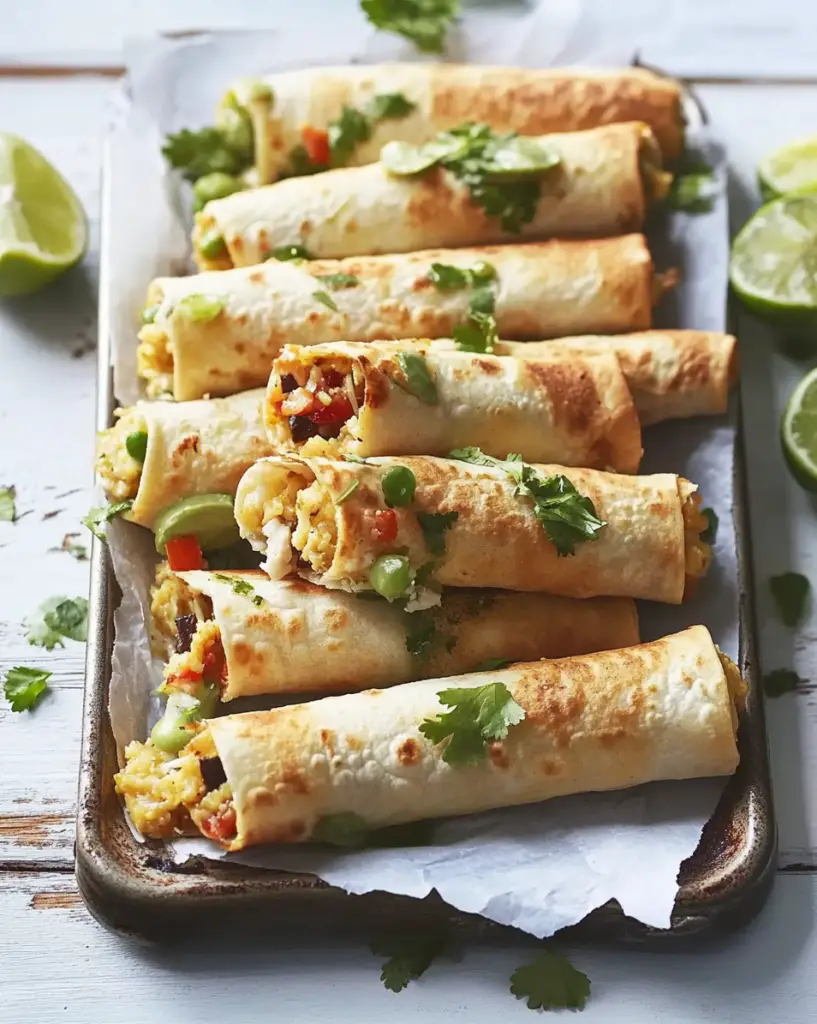 Baked Breakfast Taquitos