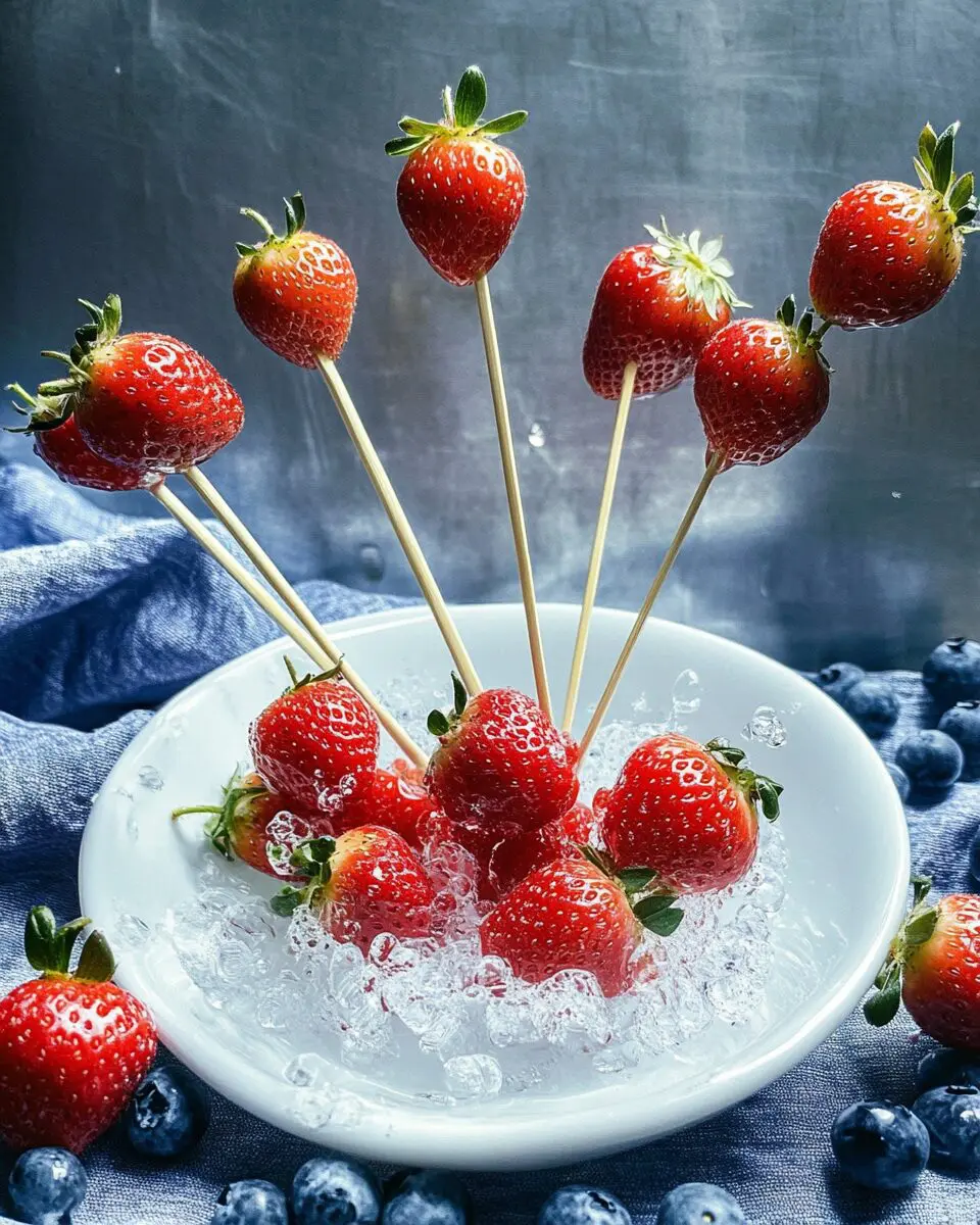 Chinese Candied Fruit Skewers
