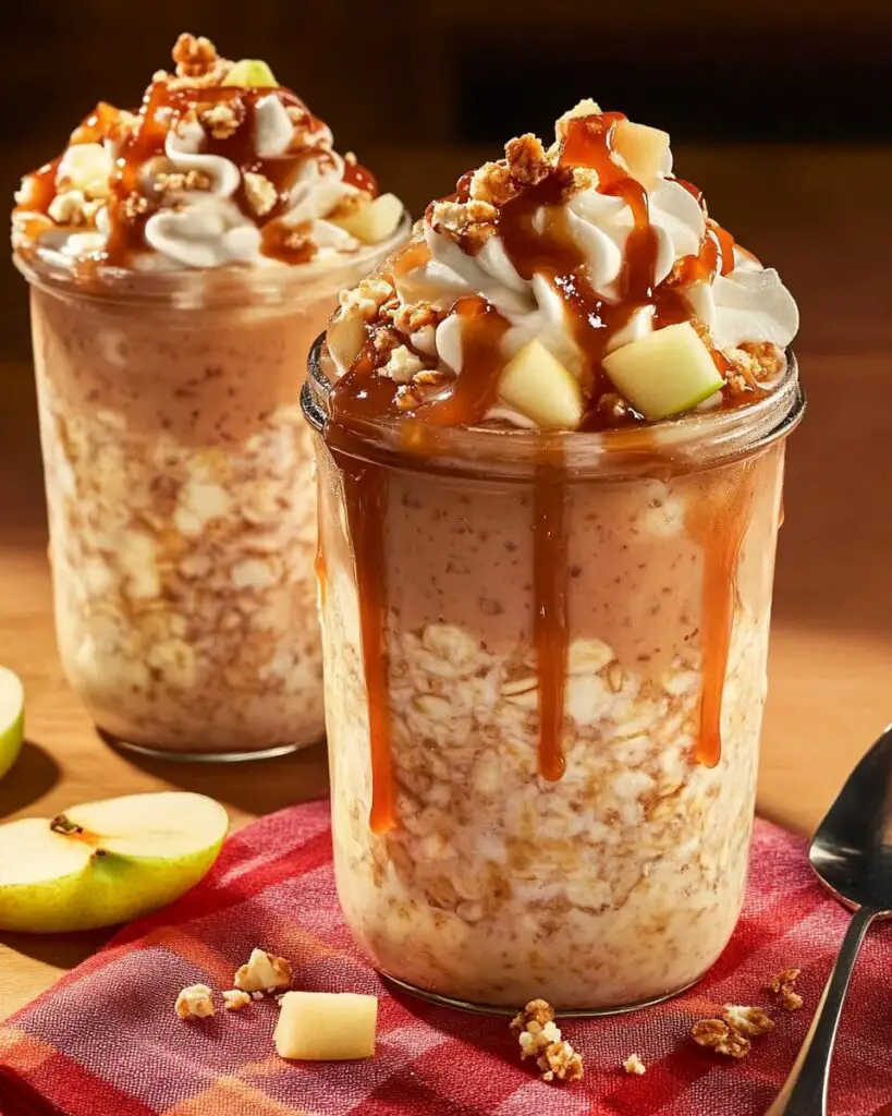 Caramel Apple Overnight Oats