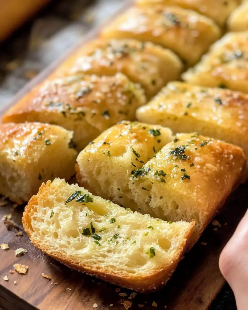 Golden Crusty Garlic Bread