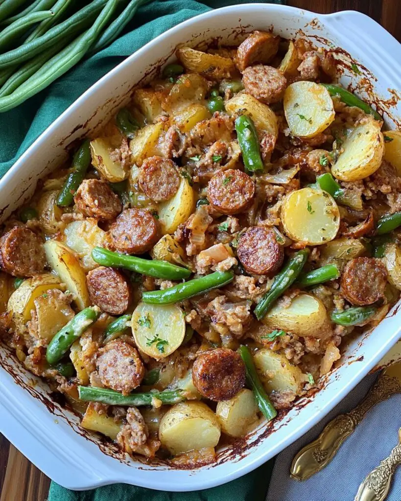 Sausage Green Bean Potato Casserole