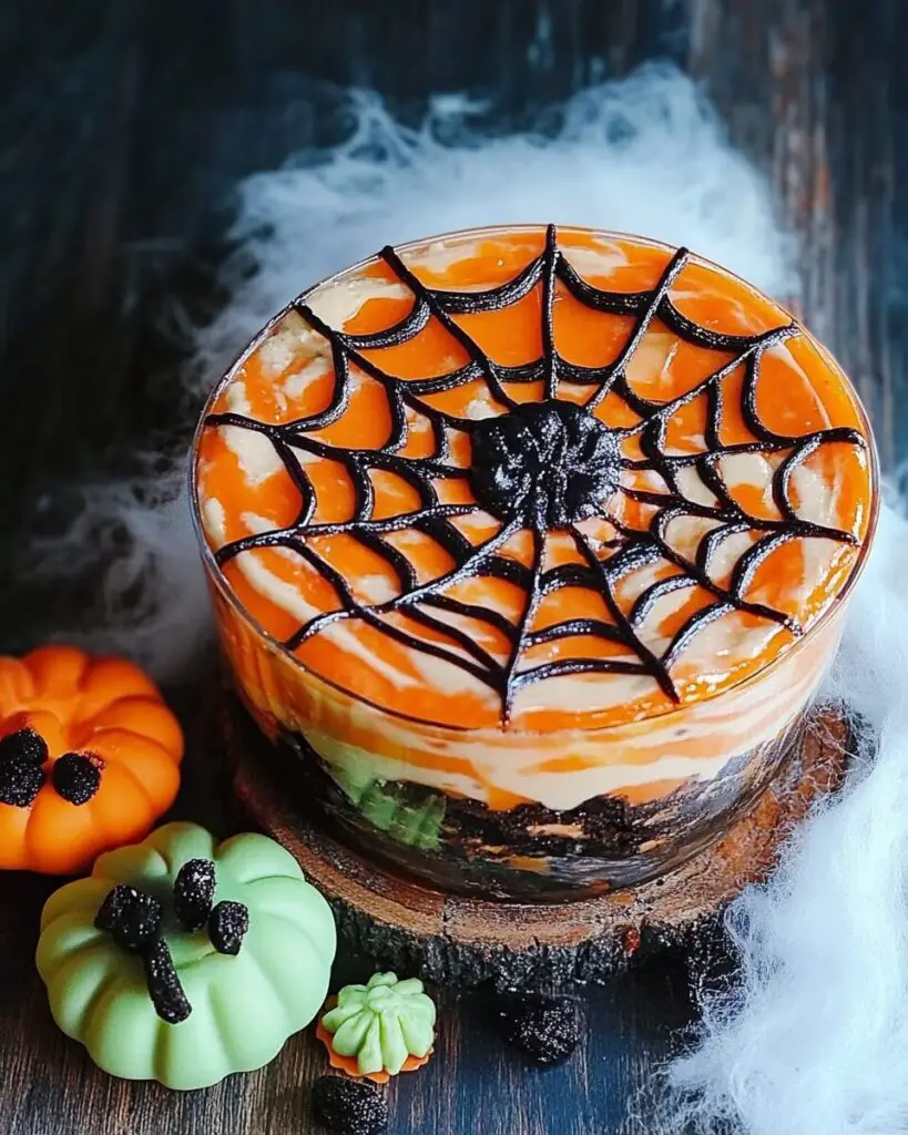 Halloween Spiderweb Layered Dip