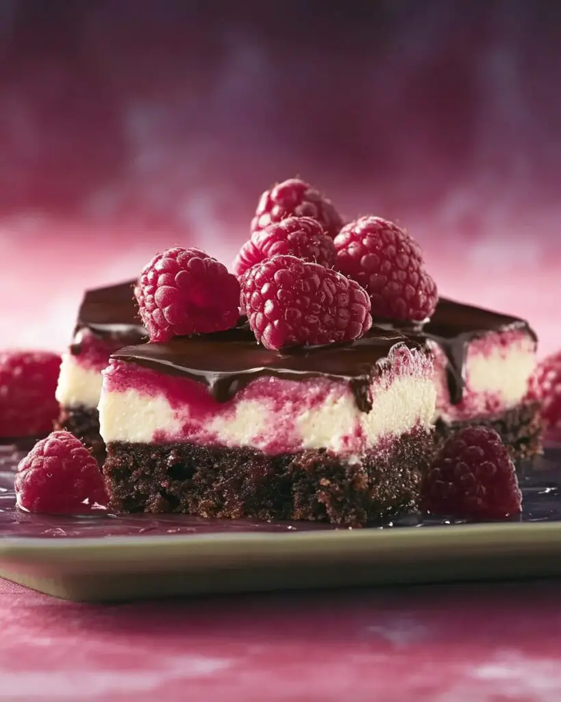 Chocolate-Raspberry Cheesecake Bars