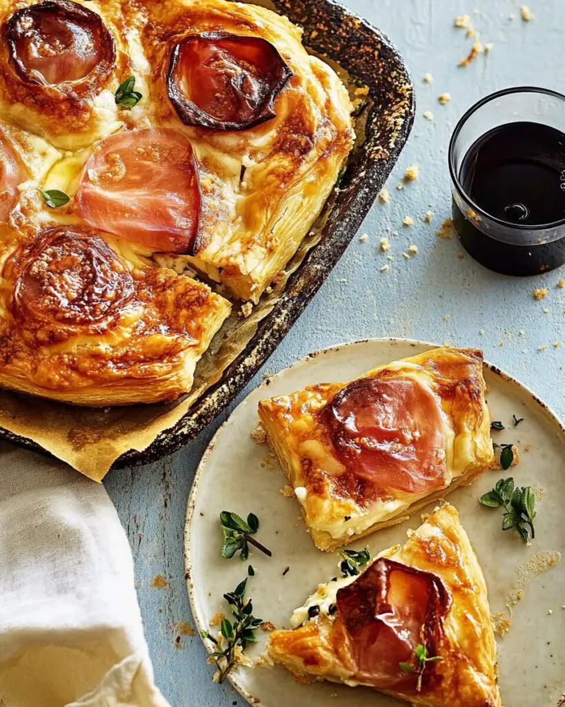 Prosciutto and Brie Upside-Down Pastries