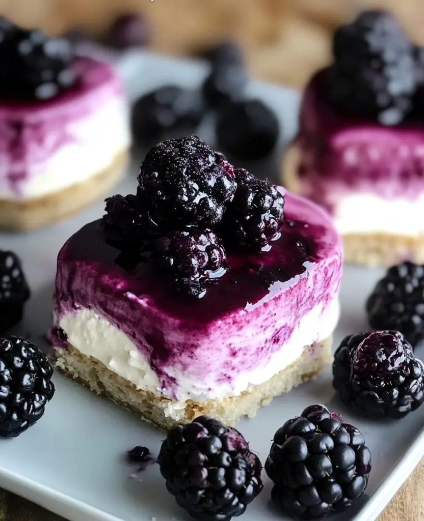 Blackberry Cream Cheese Dessert