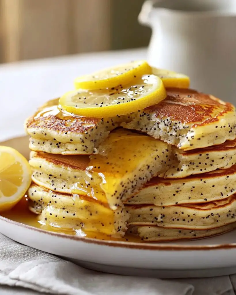 Lemon Poppy Seed Pancakes