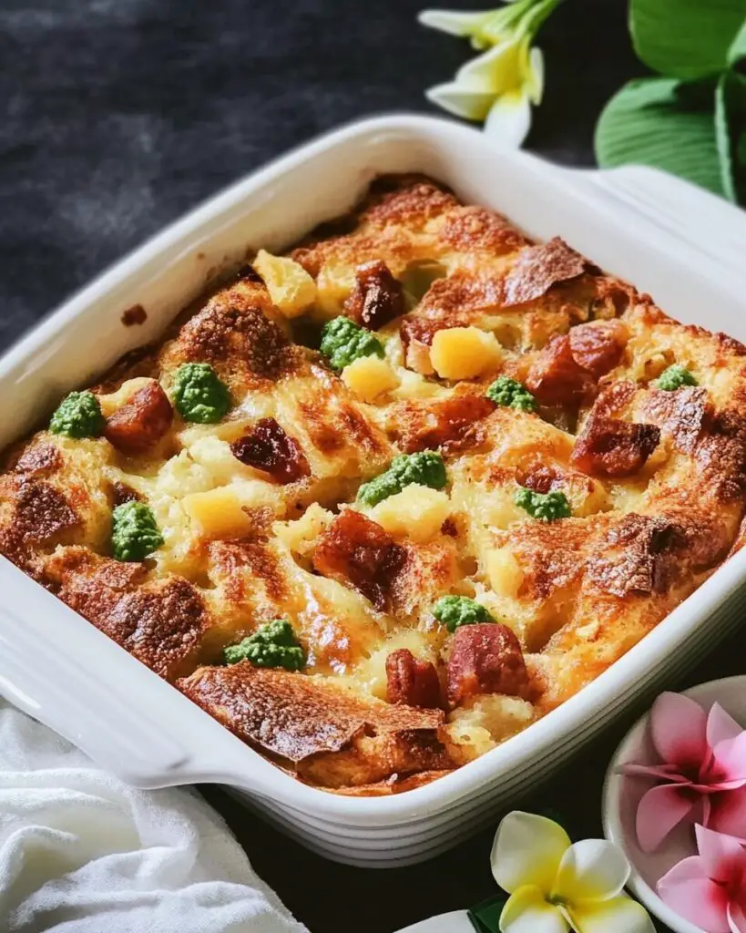 Hawaiian Sweet Bread Strata