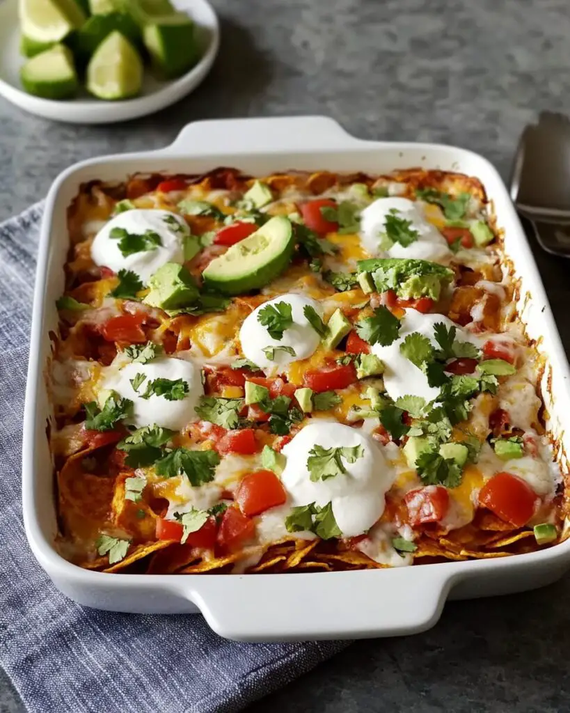 Chilaquiles Breakfast Casserole