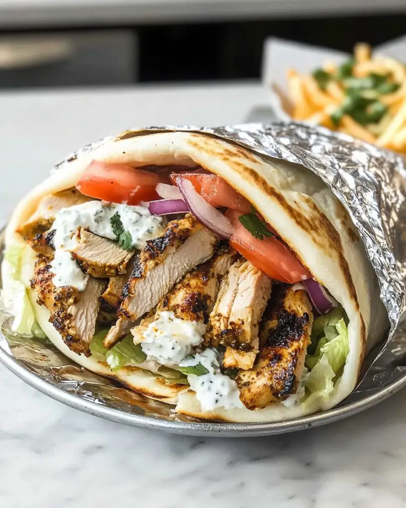 Greek Chicken Gyro
