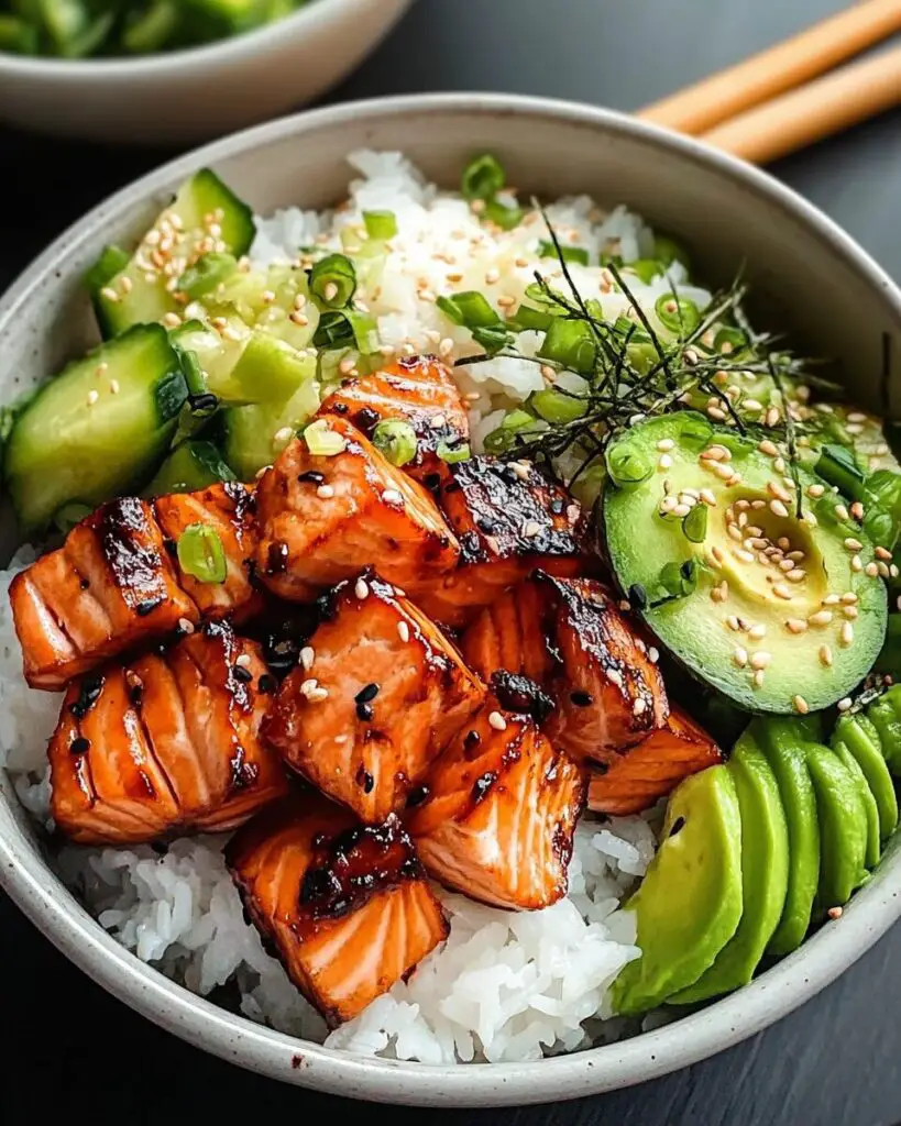 Salmon Rice Bowls