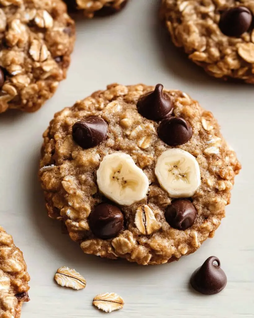 Banana Oatmeal Chocolate Chip Cookies