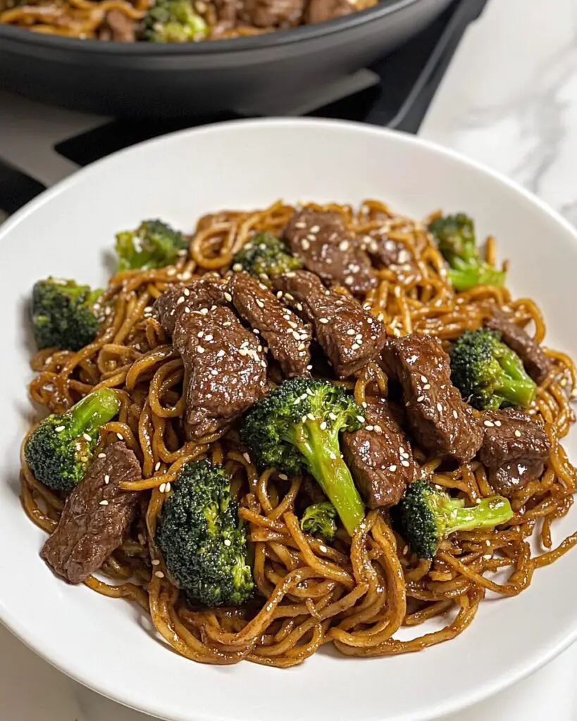 Beef and Broccoli Lo Mein