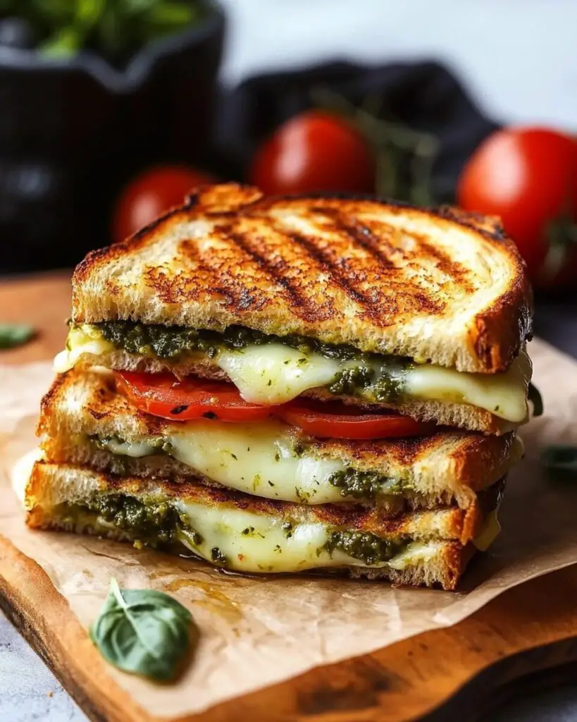 Pesto Grilled Cheese Sandwich