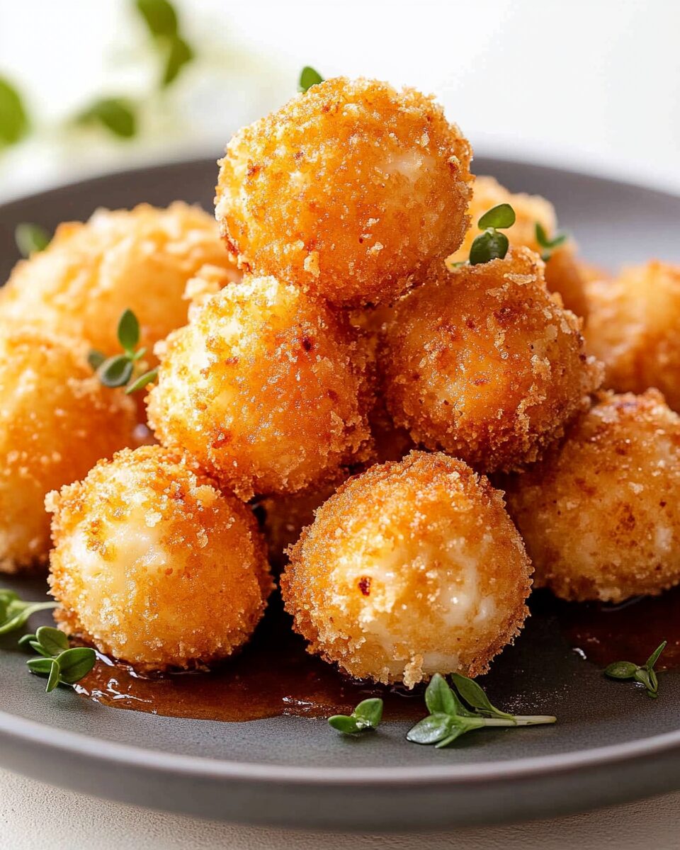 Golden Goat Cheese Bites with Crunchy Crust