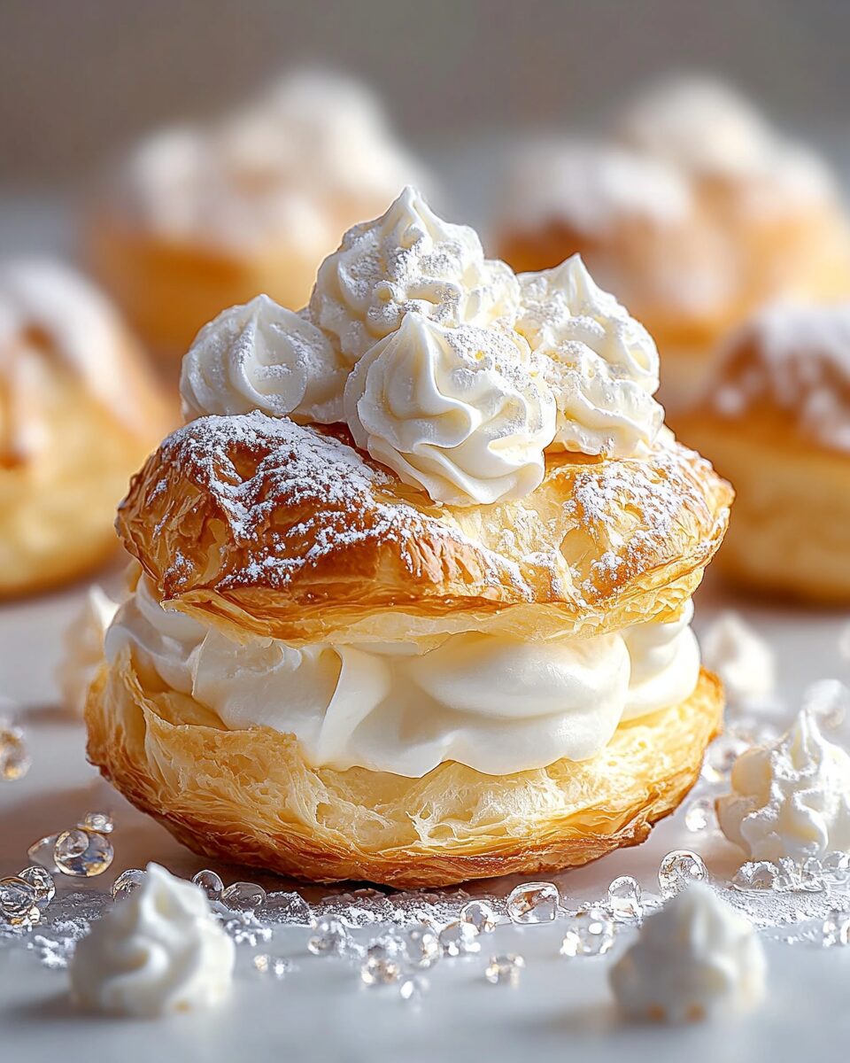 Heavenly Cream-Filled Pastry Puffs