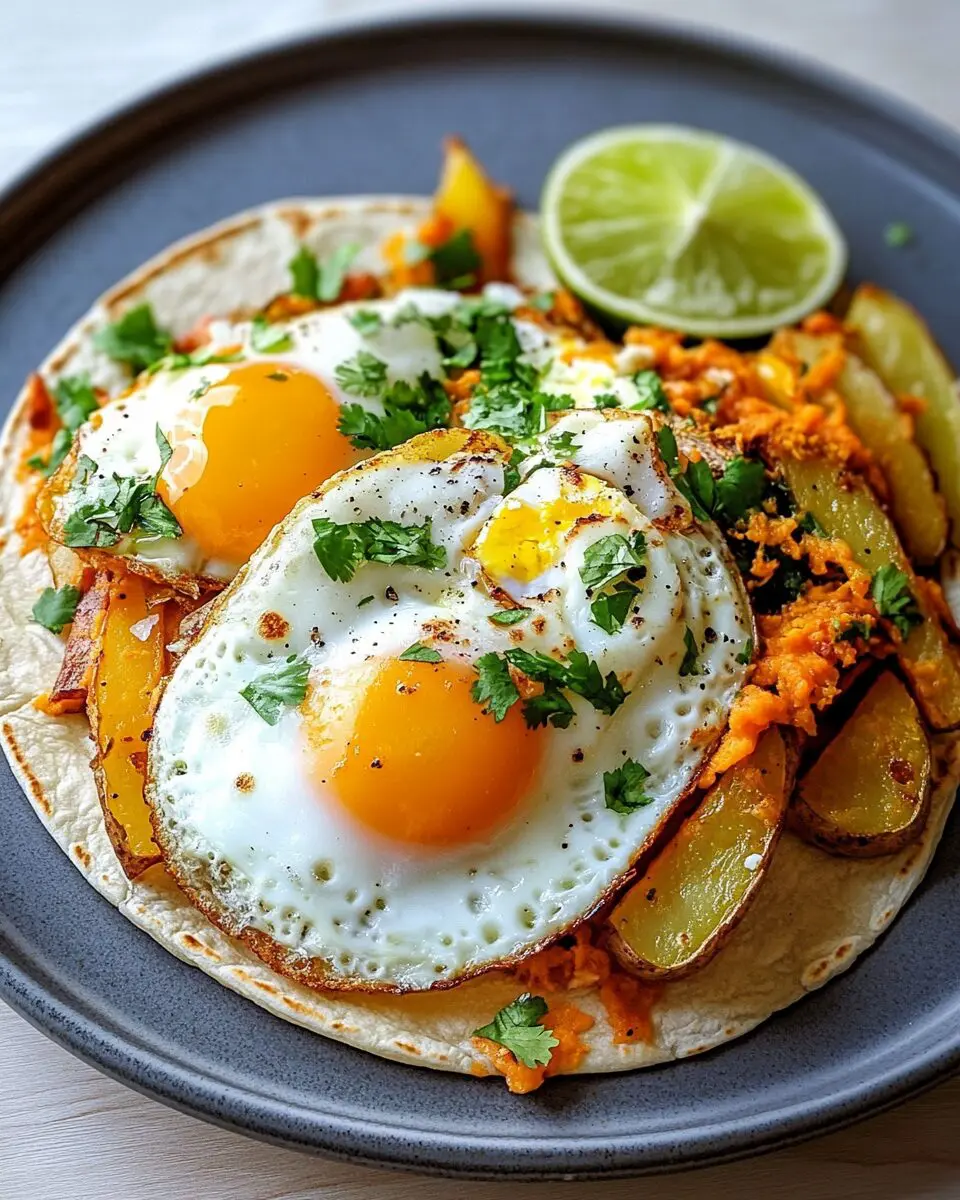 Crispy Potato Egg Cheese Taco