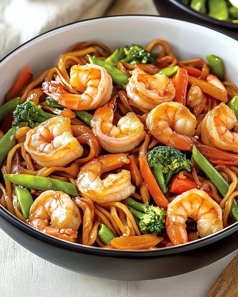 Shrimp Stir Fry with Noodles