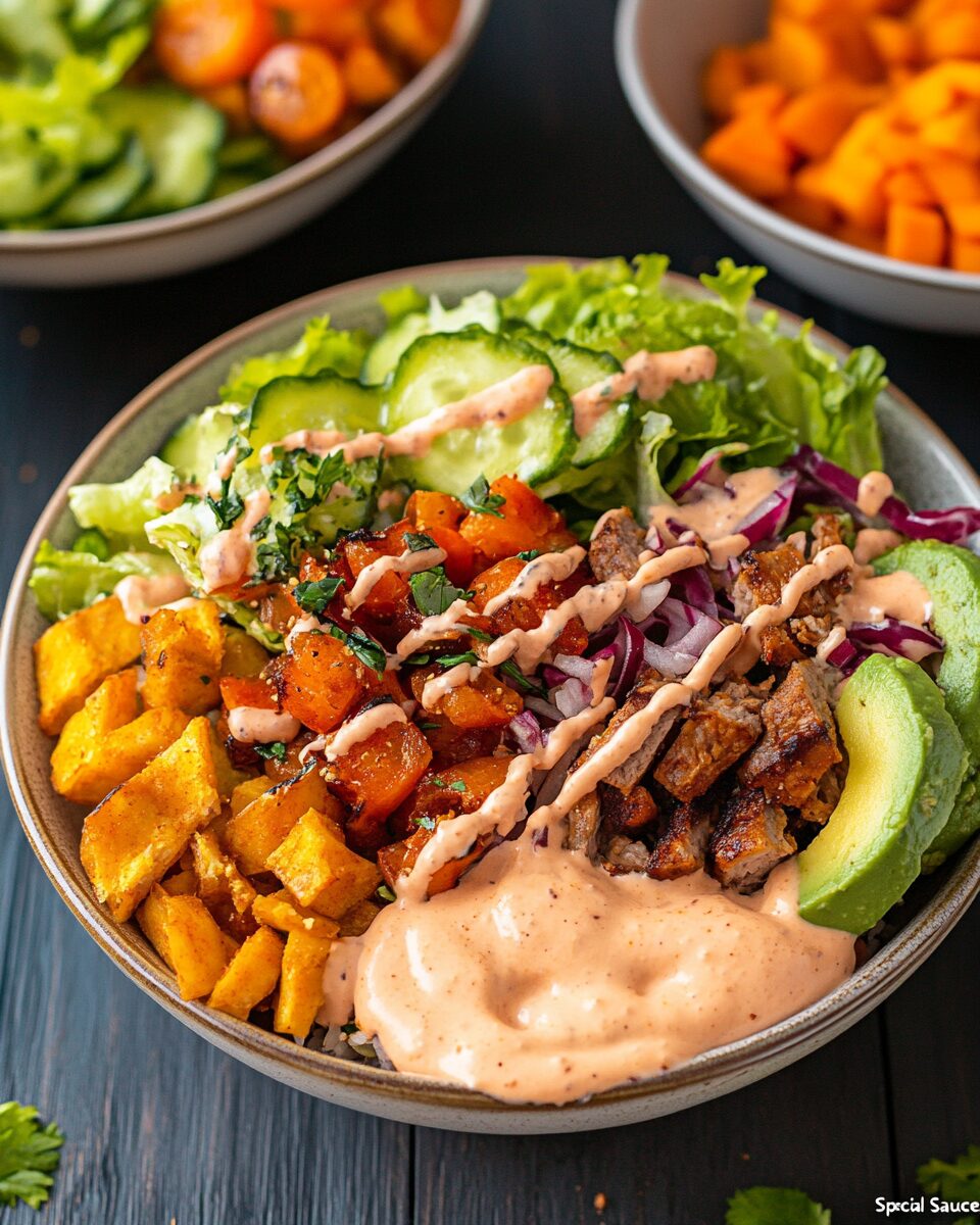 Loaded Burger Bowls