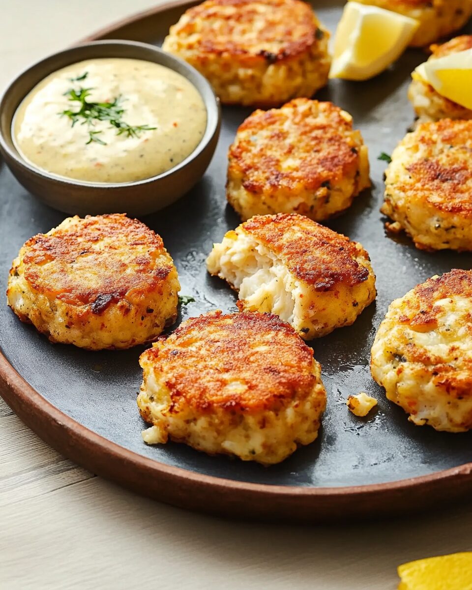 Crab Cakes with Old Bay Donkey Sauce