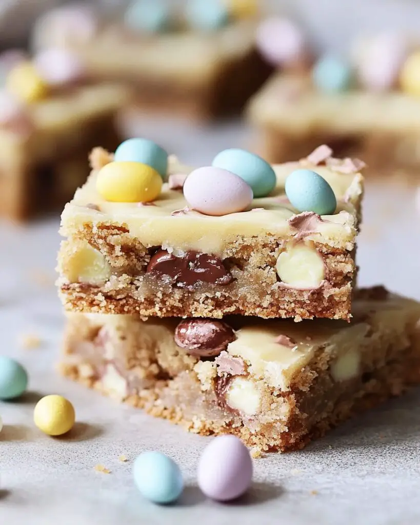 Cadbury Mini Egg Cookie Bars
