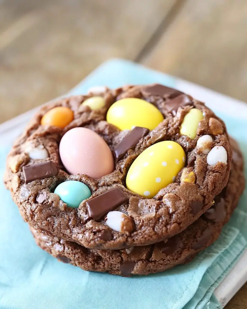 Giant Chocolate Cadbury Egg Cookie