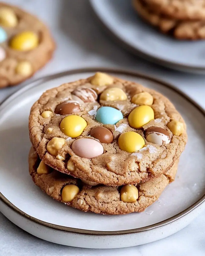 Cadbury Egg Peanut Butter Cookies
