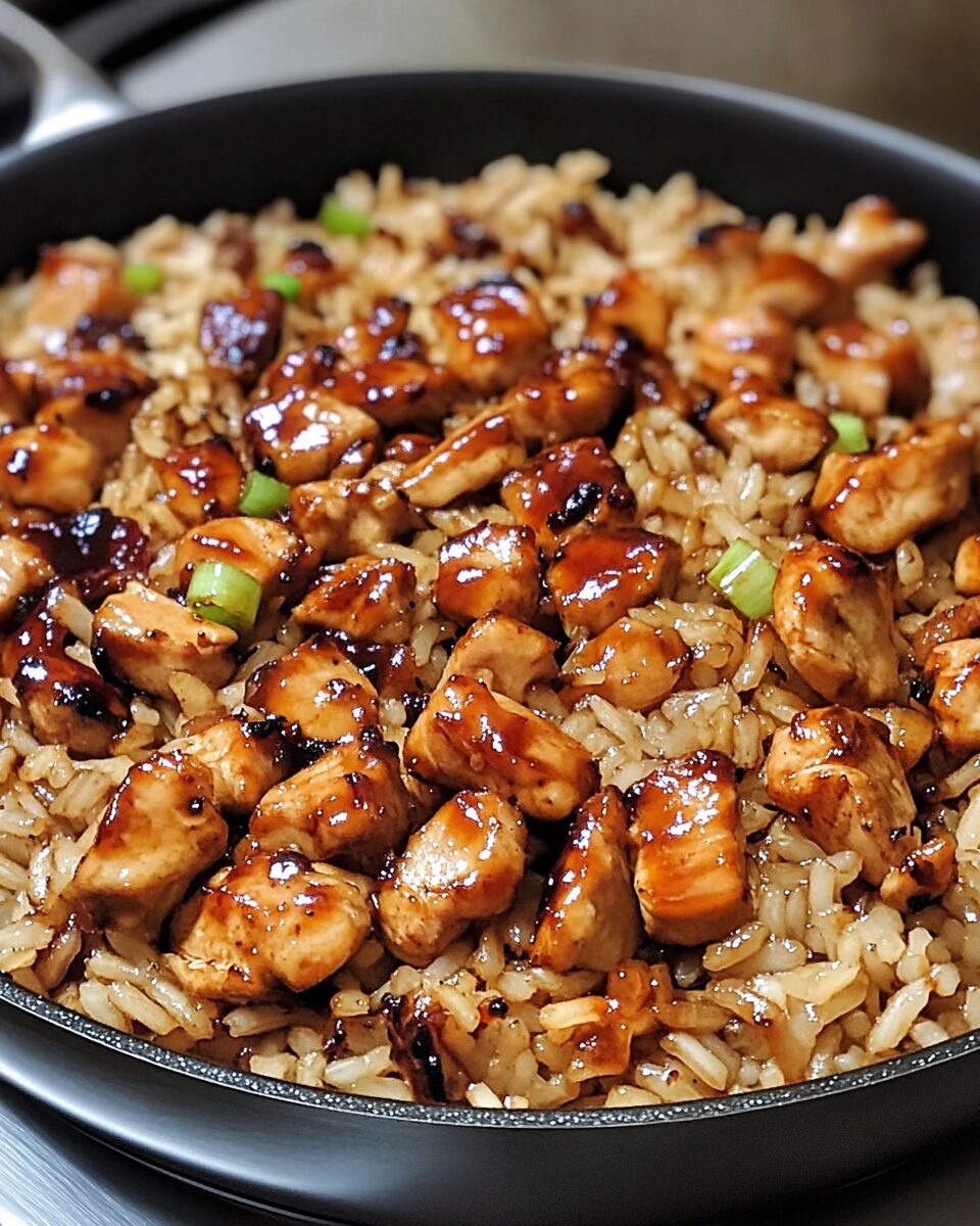 One-Pan Honey BBQ Chicken Rice