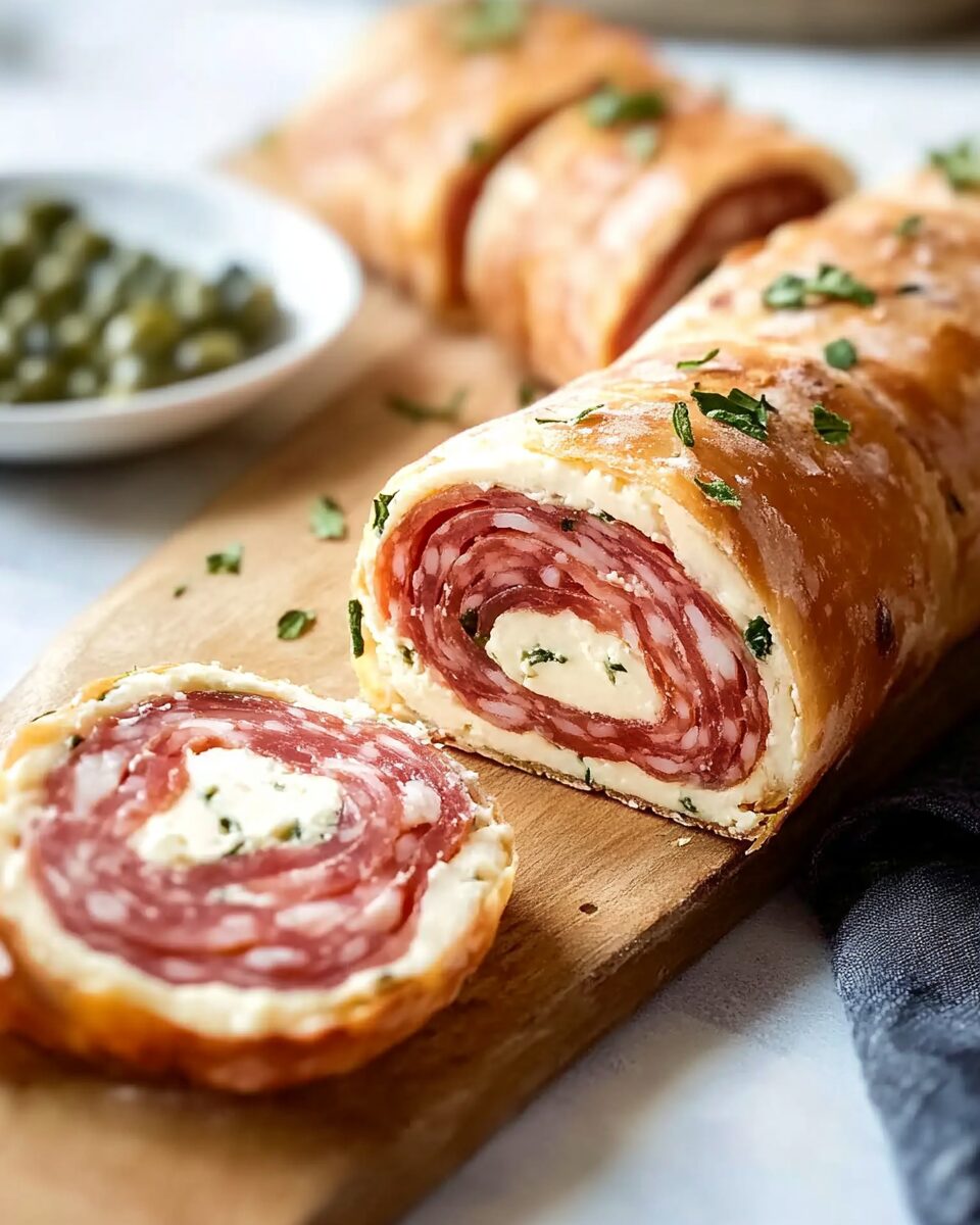 Salami Cream Cheese Roll Ups