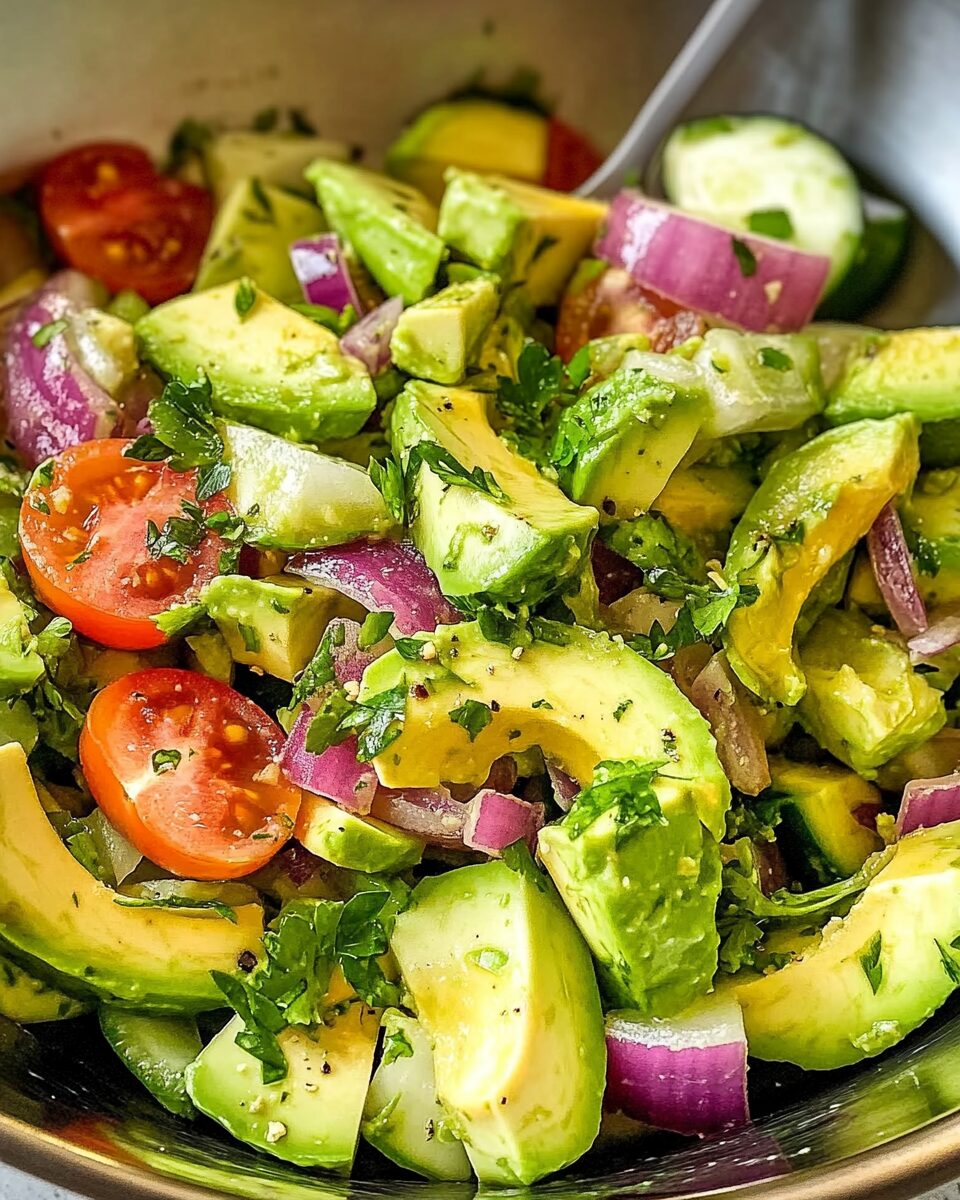 Creamy Avocado and Tomato Salad