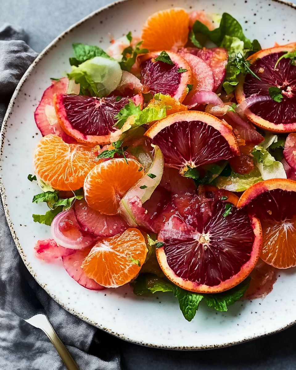 Blood Orange & Fennel Citrus Salad