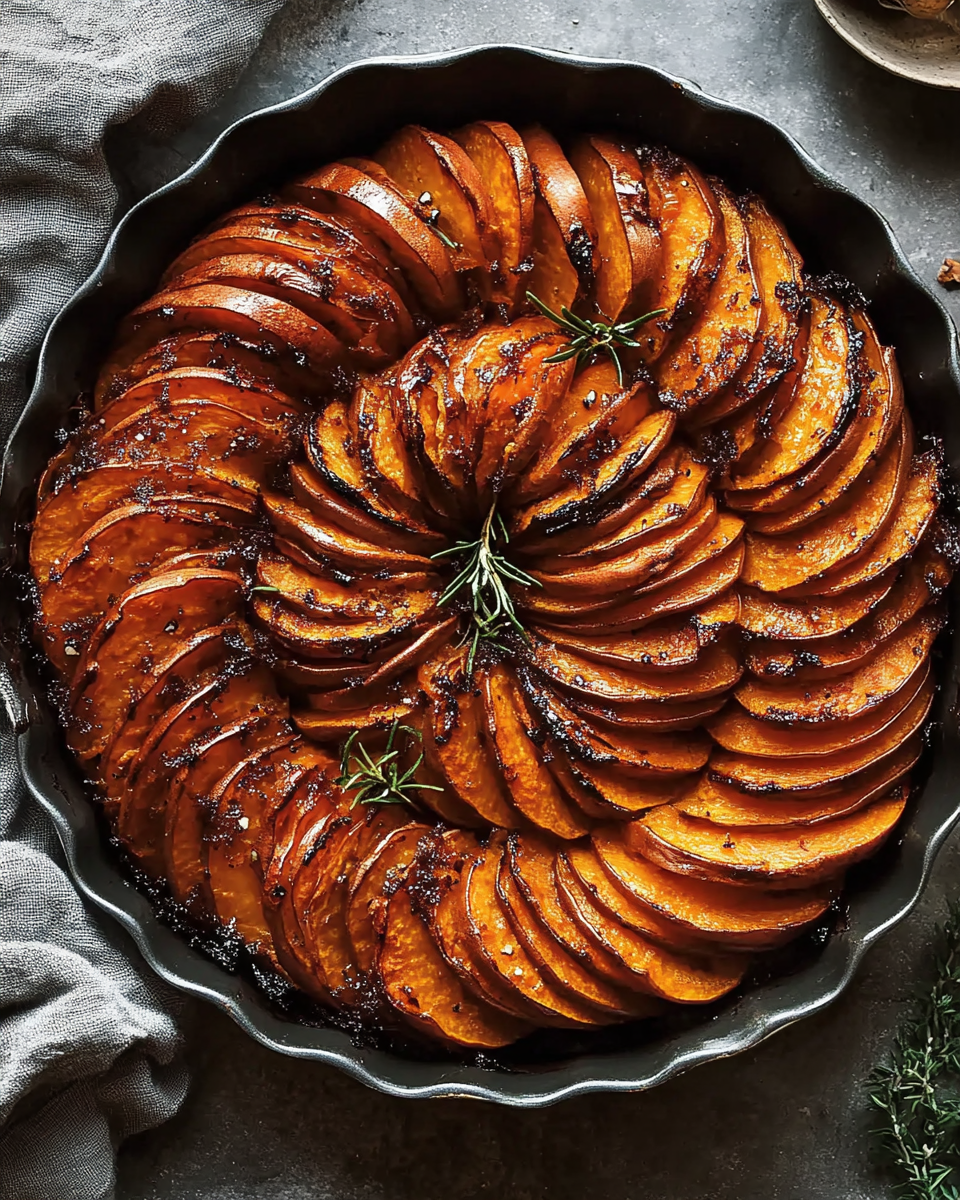 Spiral Sweet Potato Bake