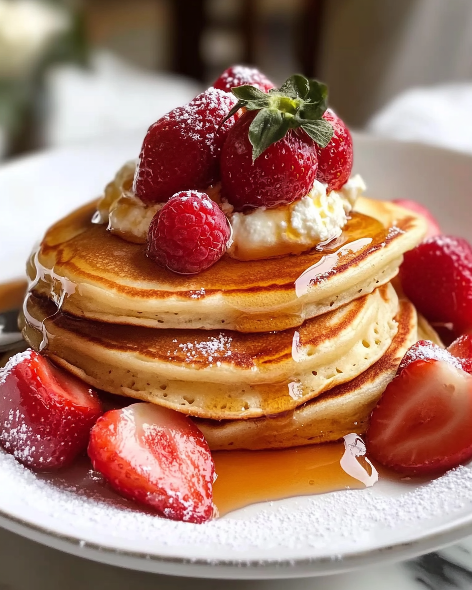 Fluffy Ricotta Pancakes