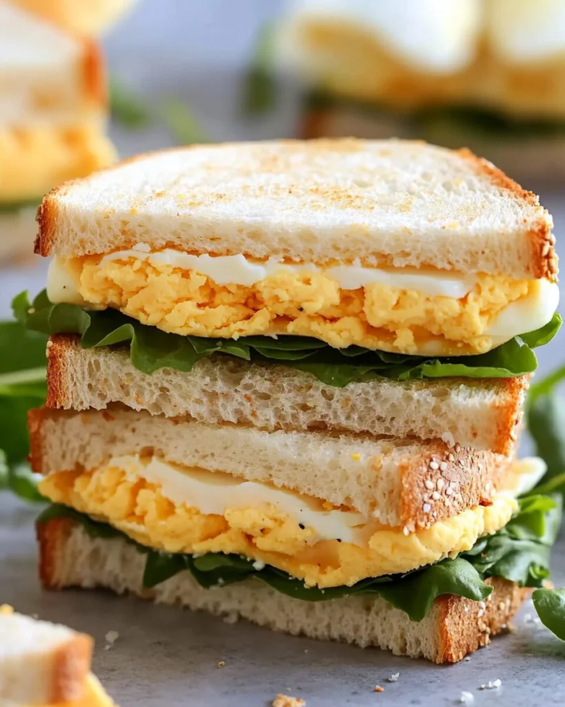 Creamy Soft-Boiled Egg Sandwich
