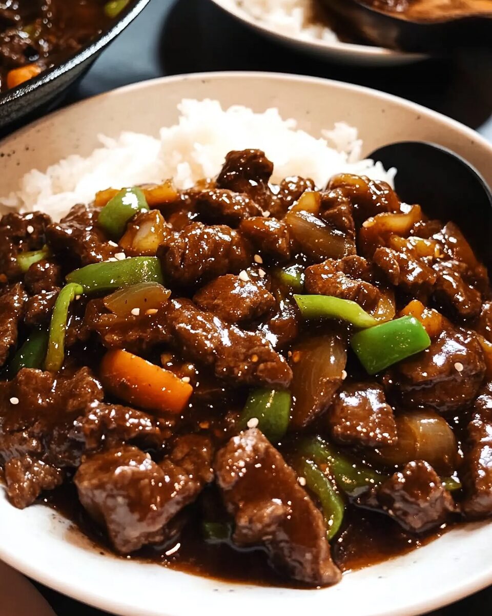 Beef in Black Bean Sauce