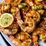 Grilled Garlic Butter Prawns
