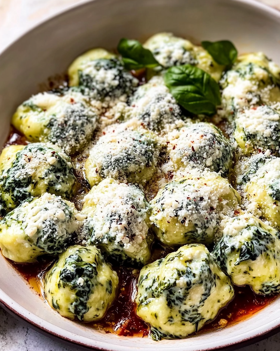 Malfatti – Italian Spinach Ricotta Dumplings
