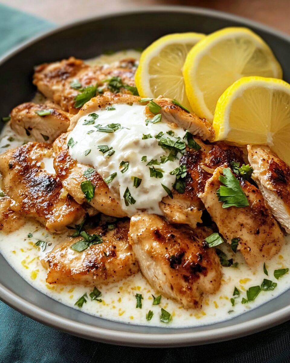 Lebanese Lemon Garlic Chicken