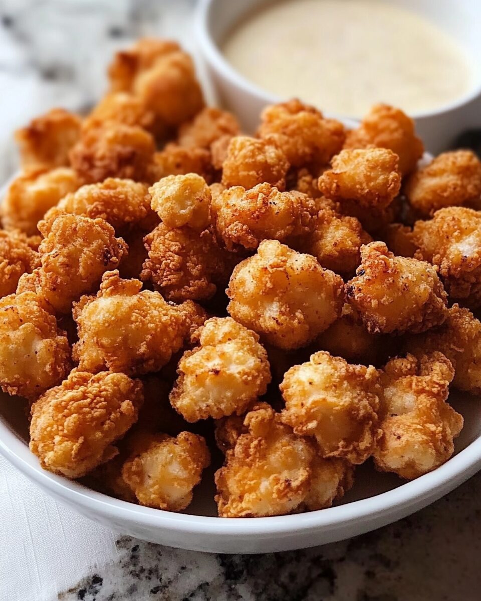 Crispy Popcorn Chicken Bites