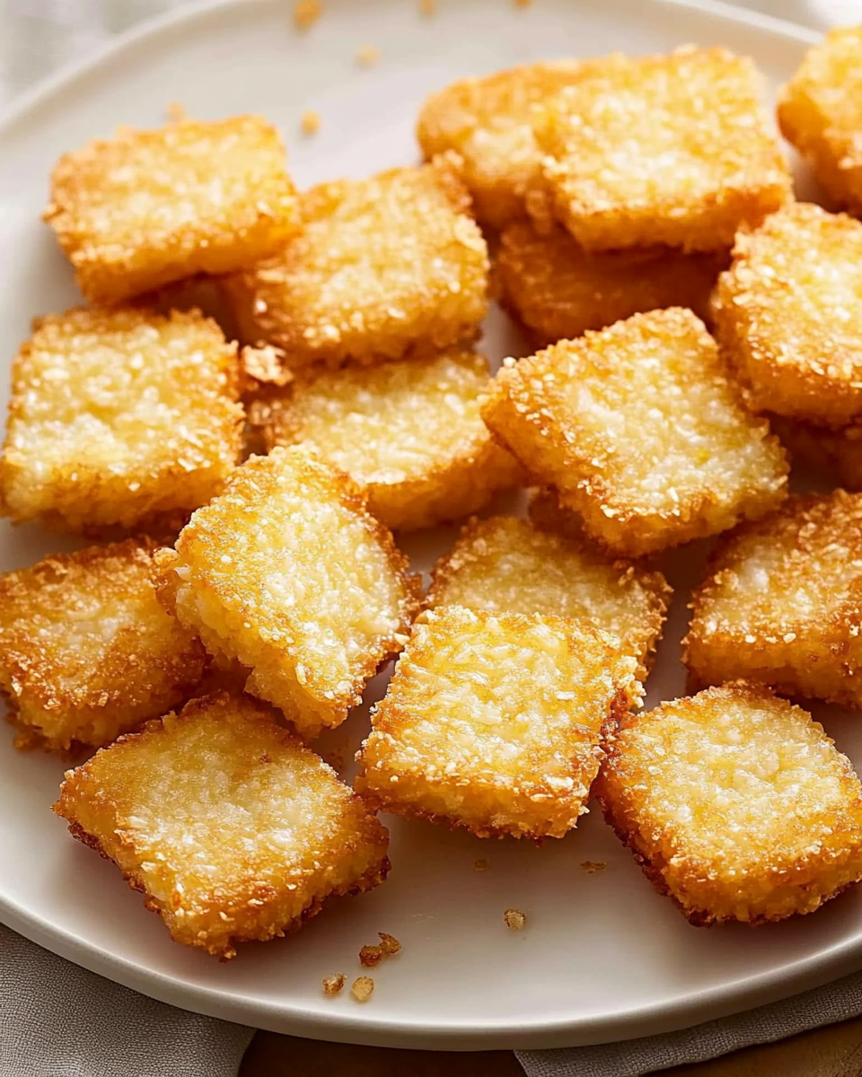 Crispy Golden Rice Bites