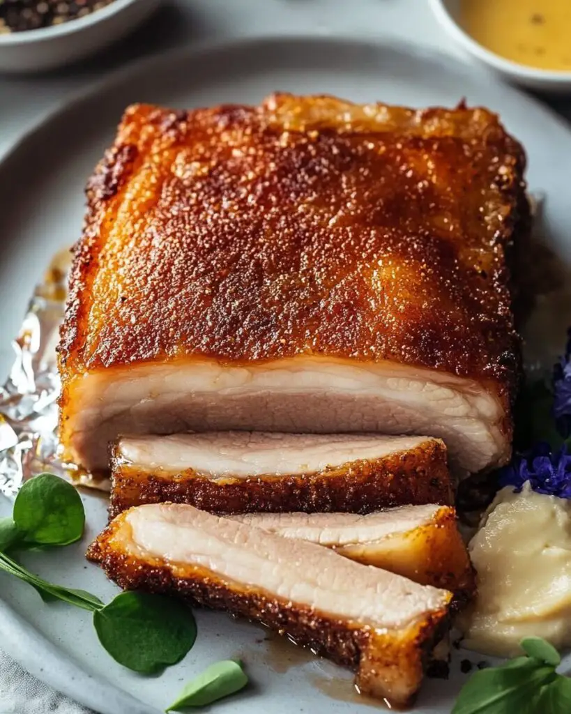 Crispy Slow Roasted Pork Belly