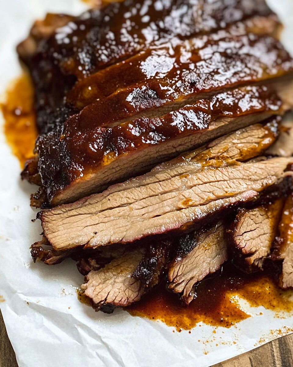 Slow Cooker BBQ Beef Brisket