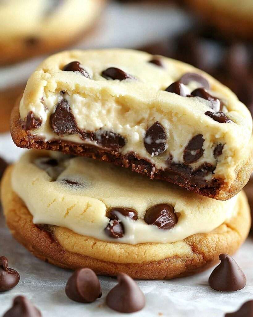 Chocolate Chip Cheesecake Cookies