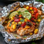 Santa Fe Chicken Foil Packets