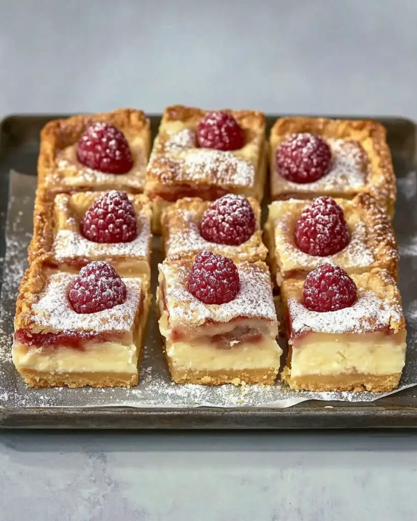 Bakewell Tart Traybake