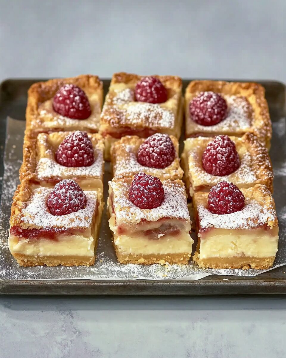 Bakewell Tart Traybake