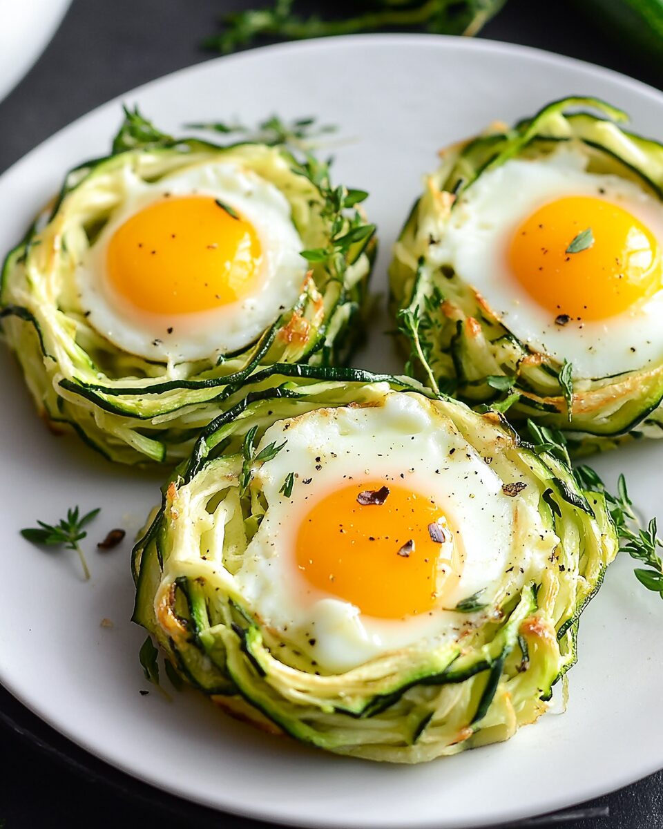 Zucchini Egg Nests