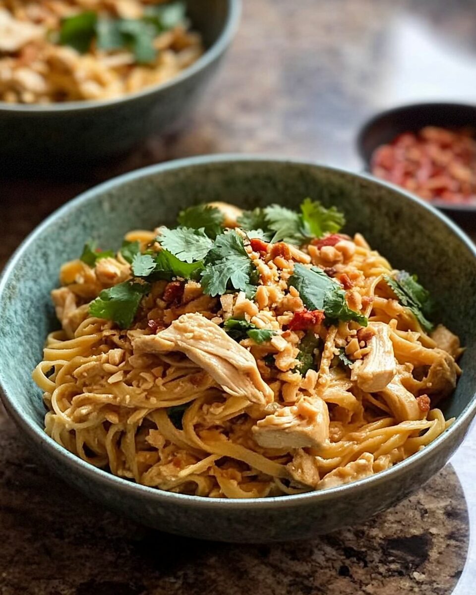 Thai Chicken Peanut Noodles