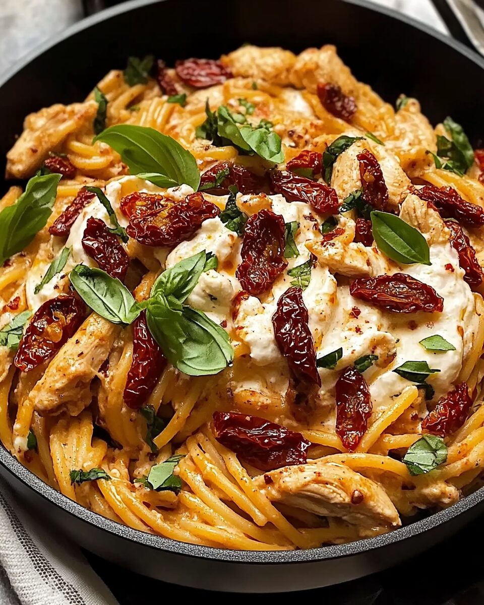 Whipped Ricotta One-Pot Chicken Pasta