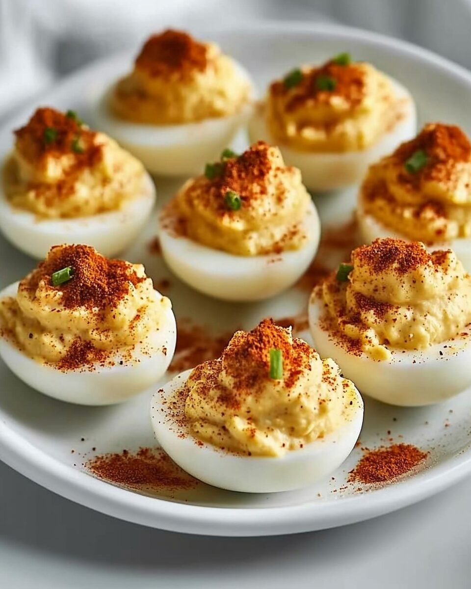 Spicy Bayou Deviled Eggs