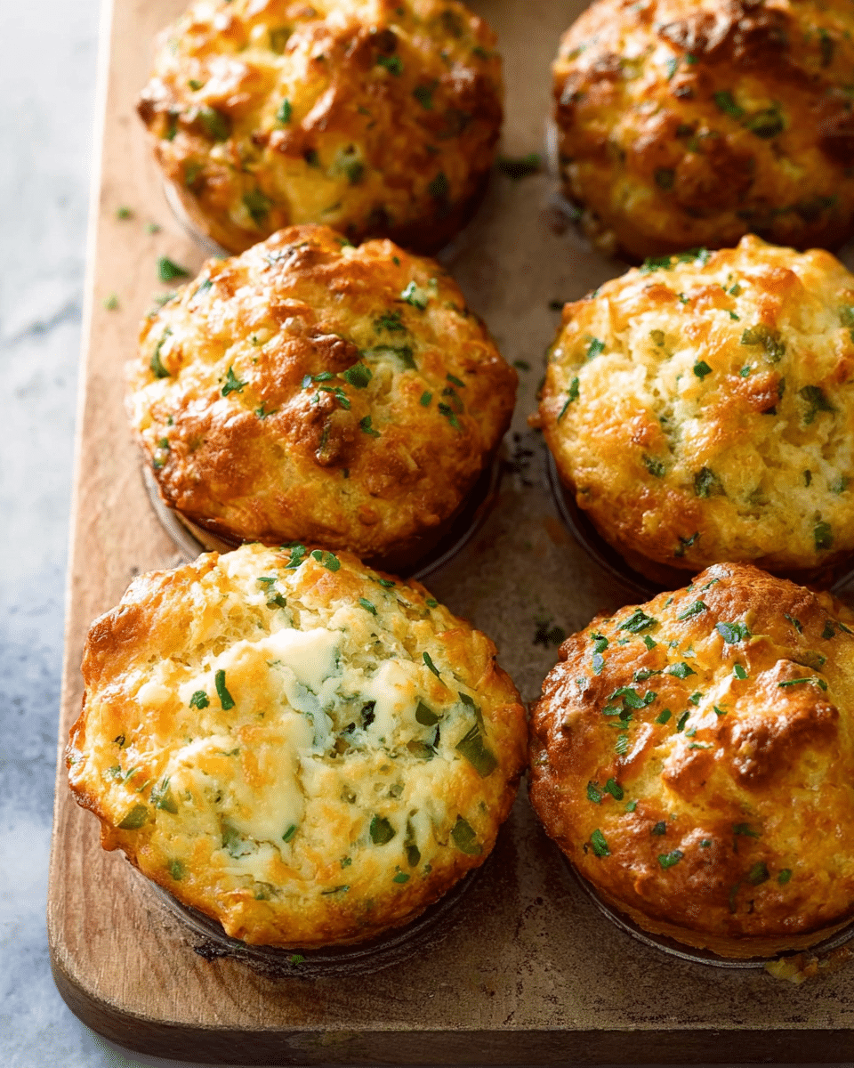Cheese Garlic Muffins